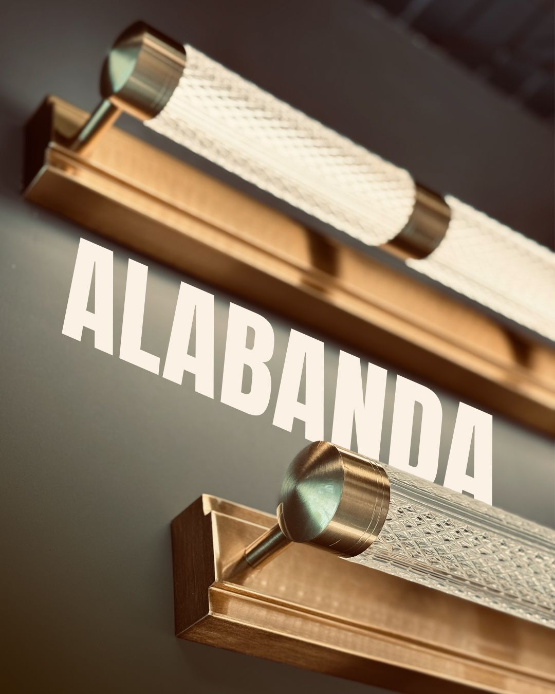 Alabanda Şeffaf Akrilik Eskitme Led Aplik